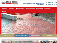 Tablet Screenshot of baskibeton.com